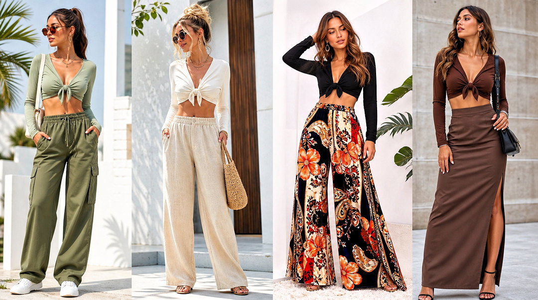 25 Knot Front Crop Top Outfit Ideas for Effortless Style