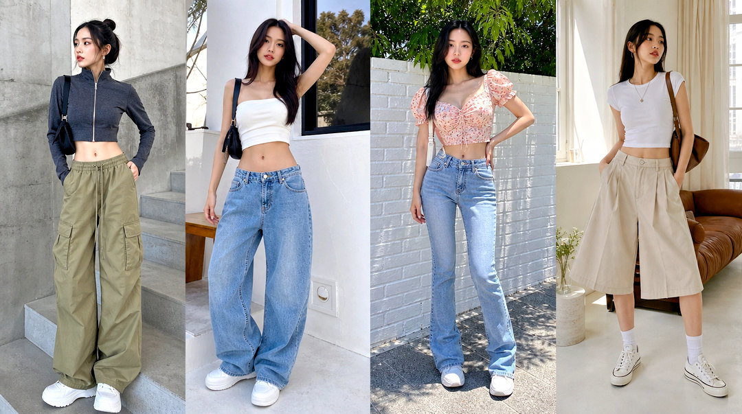 50 Korean Crop Top Outfit Ideas for Trendy Summer Looks