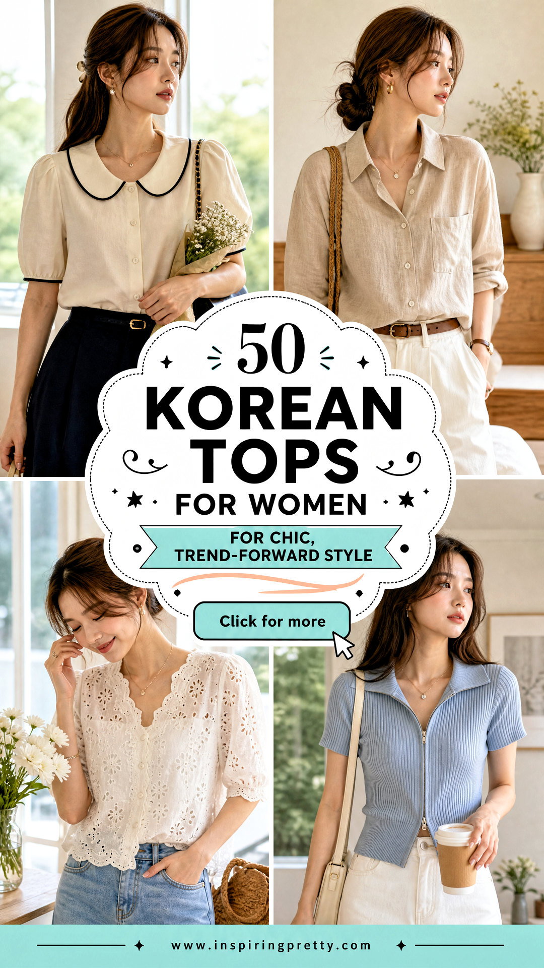 50 Korean Tops for Women for Chic Trend-Forward Style - 50 Korean Tops for Women for Chic, Trend-Forward Style
