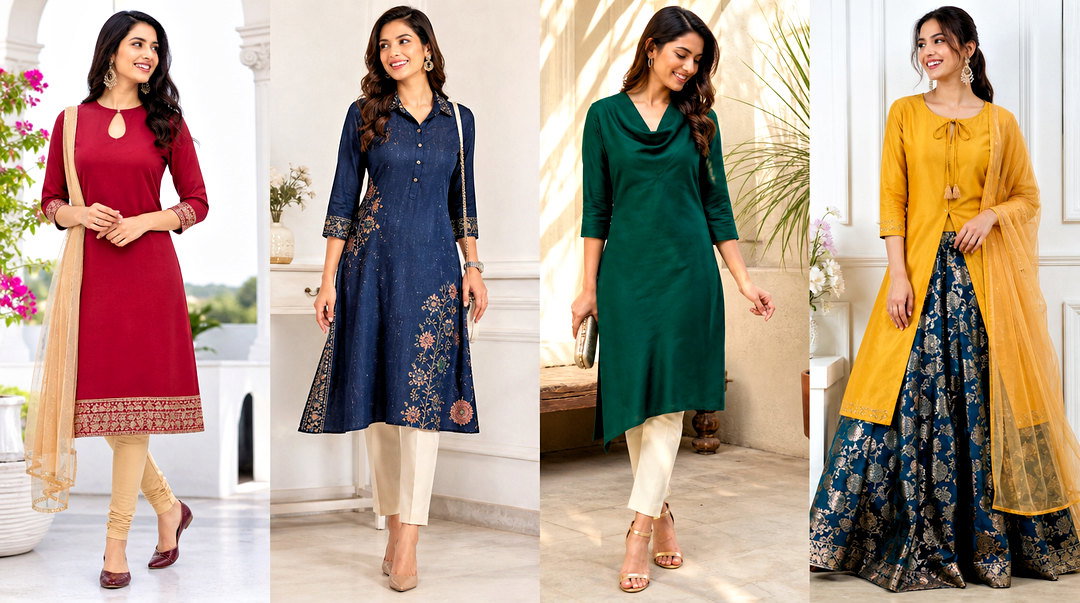 20 Kurthi Tops Neck Designs for Fresh and Elegant Everyday Style
