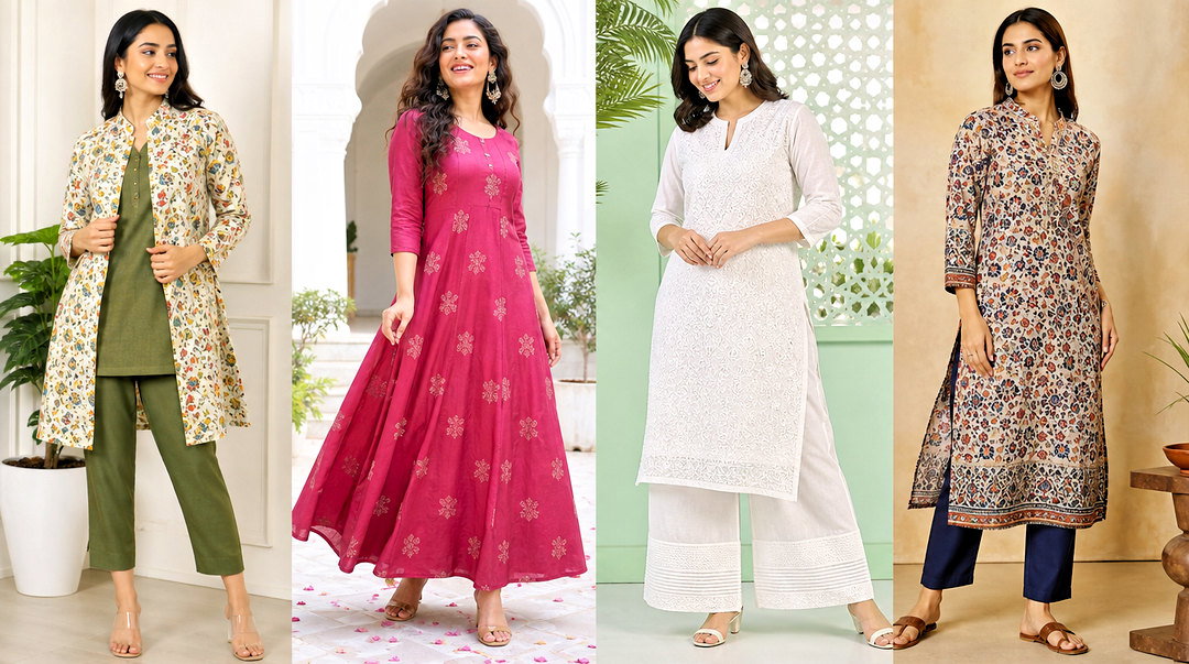 50 Kurti Top Designs for Women for Fresh Everyday Elegance
