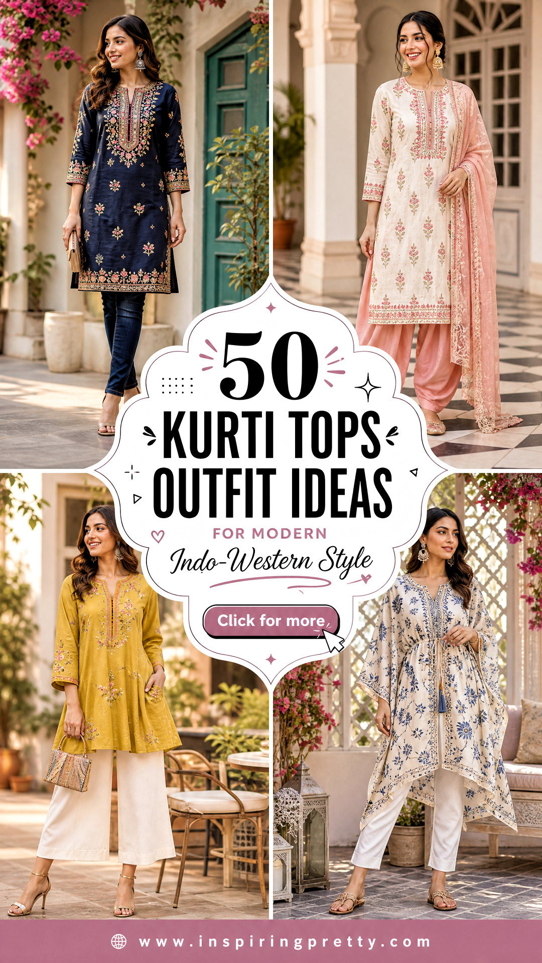 50 Kurti Tops Outfit Ideas for Modern Indo-Western Style - 50 Kurti Tops Outfit Ideas for Modern Indo-Western Style