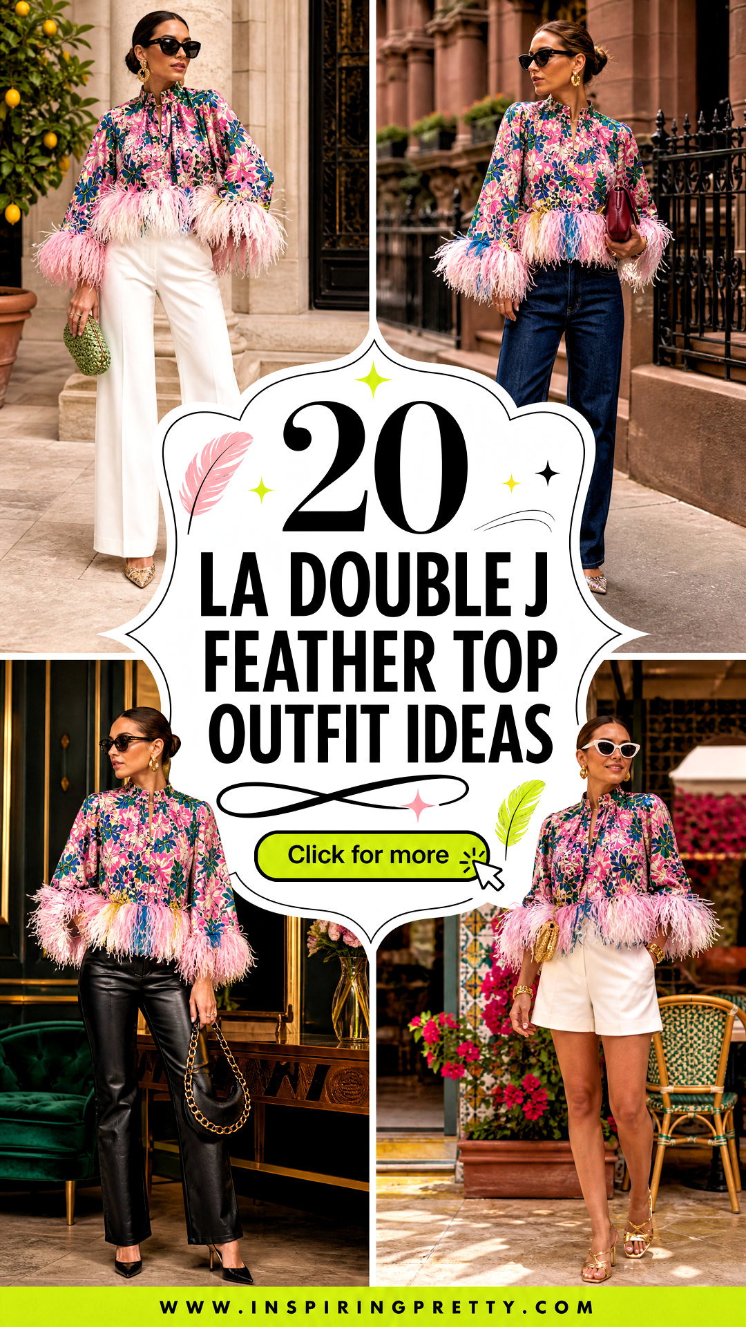 20 La Double J Feather Top Outfit Ideas for Glamorous Parties - 20 La Double J Feather Top Outfit Ideas for Glamorous Parties