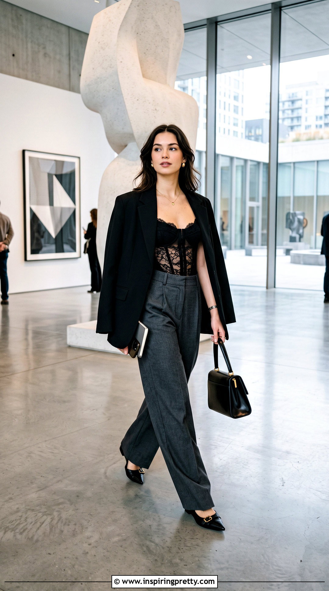 Lace Corset Tank Top With Wide Leg Trousers - 20 urban outfitters lace tank tops