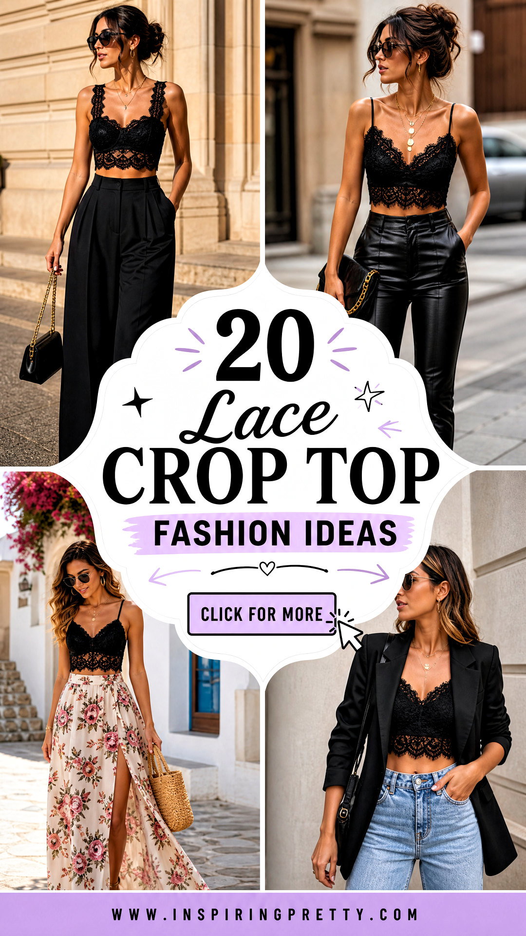 20 Lace Crop Top Fashion Ideas for Effortless Summer Style - 20 Lace Crop Top Fashion Ideas for Effortless Summer Style