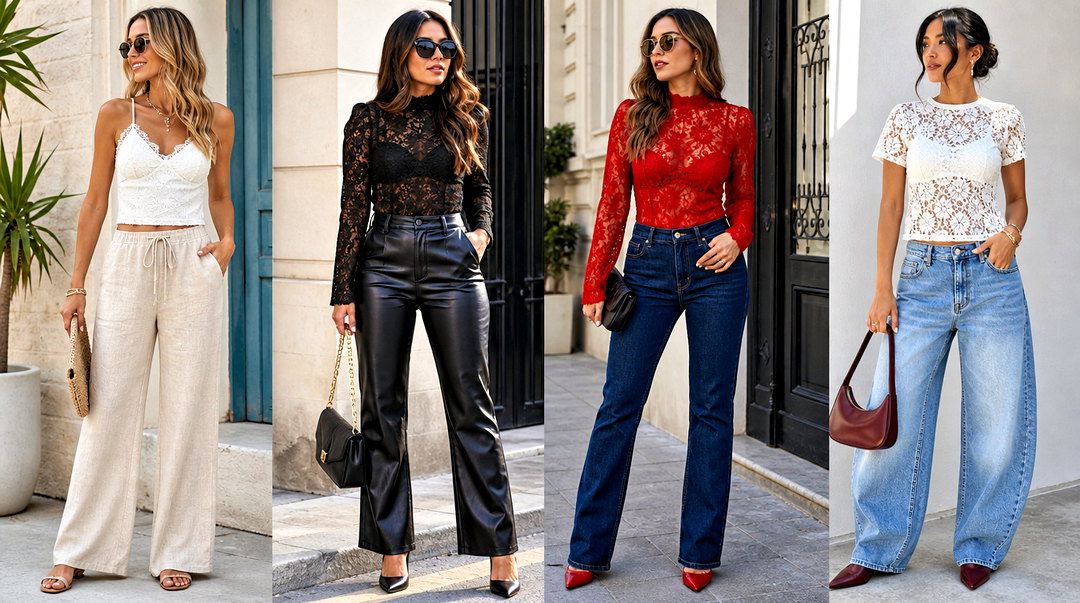 20 Lace Fabric for Tops Outfit Ideas for Elegant Summer Looks