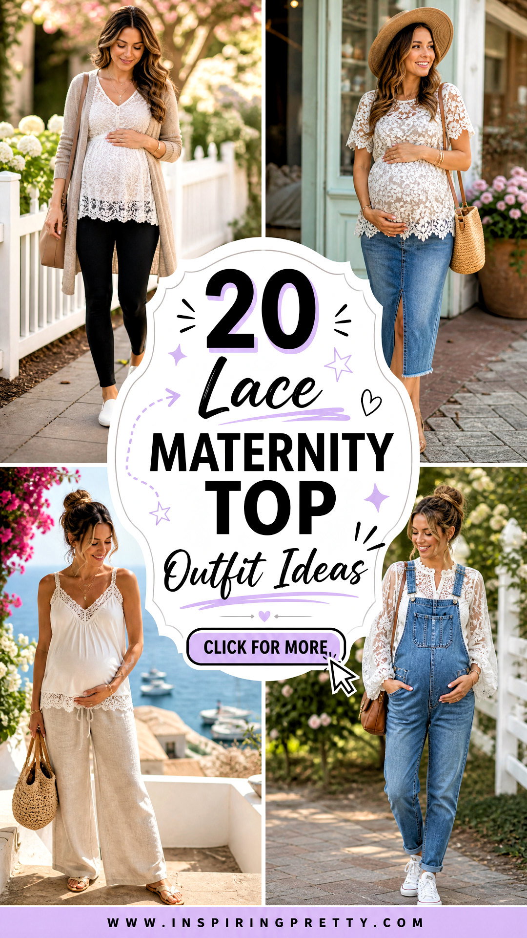 20 Lace Maternity Top Outfit Ideas for Elegant Moms-to-Be - 20 Lace Maternity Top Outfit Ideas for Elegant Moms-to-Be
