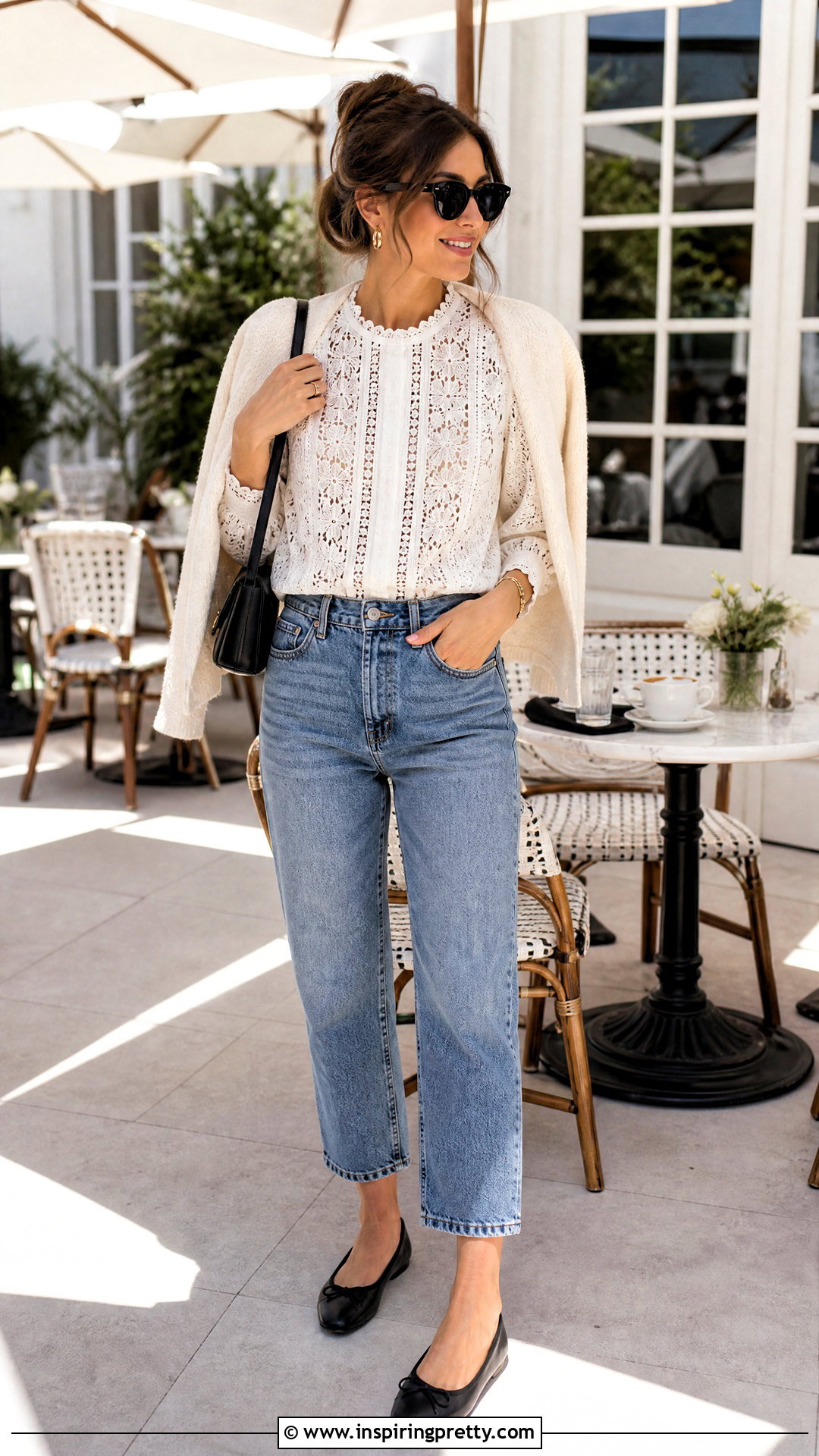 Lace Top Brunch Outfit - 50 lace top outfit ideas