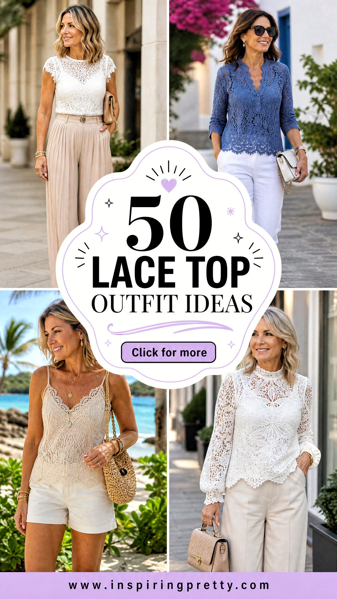 50 Lace Top Outfit Ideas for Chic Dates and Stylish Weekends - 50 Lace Top Outfit Ideas for Chic Dates and Stylish Weekends