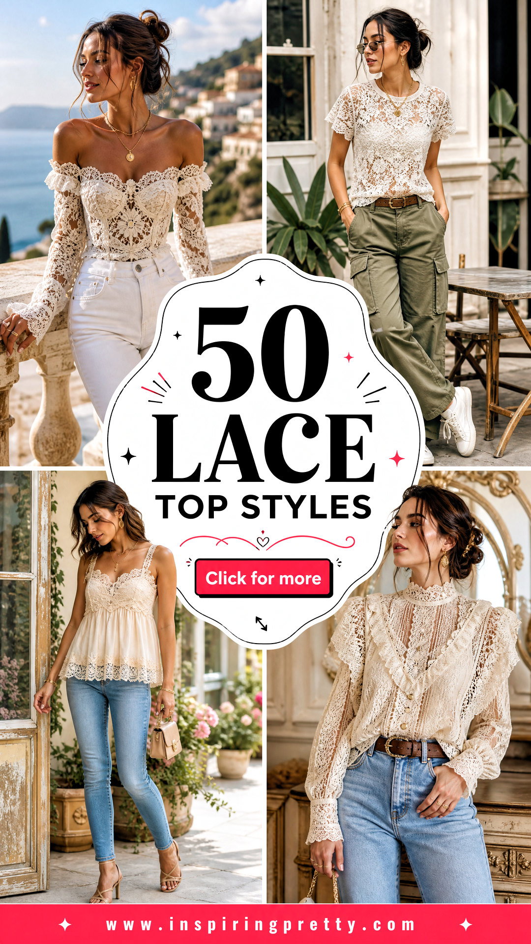 50 Lace Top Styles for Elegant Outfits With Modern Romance - 50 Lace Top Styles for Elegant Outfits With Modern Romance