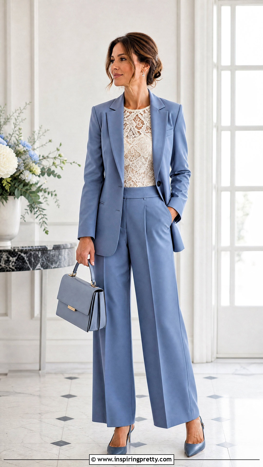 Lace Top With Matching Suit - 50 lace top outfit ideas
