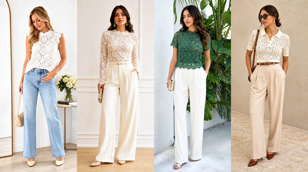 50 Lace Tops for Women Classy Ideas for Polished Outfits