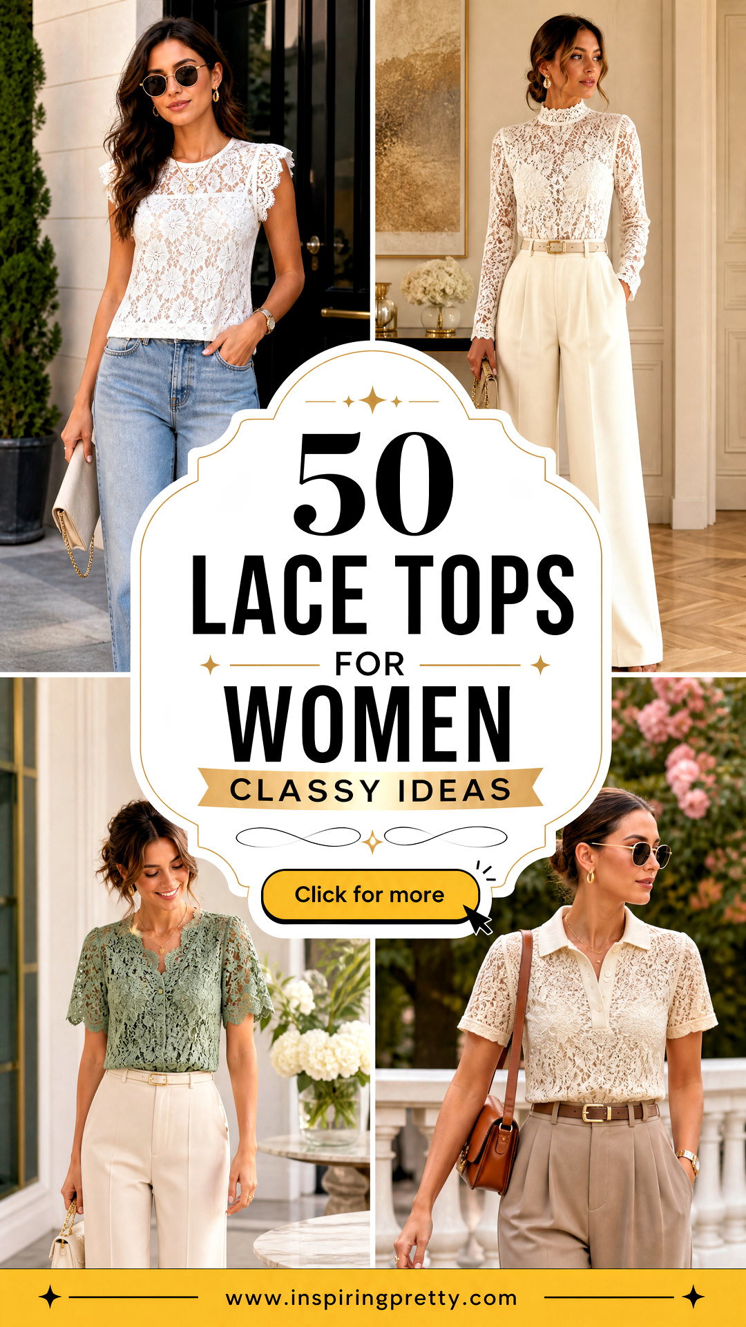 50 Lace Tops for Women Classy Ideas for Polished Outfits - 50 Lace Tops for Women Classy Ideas for Polished Outfits