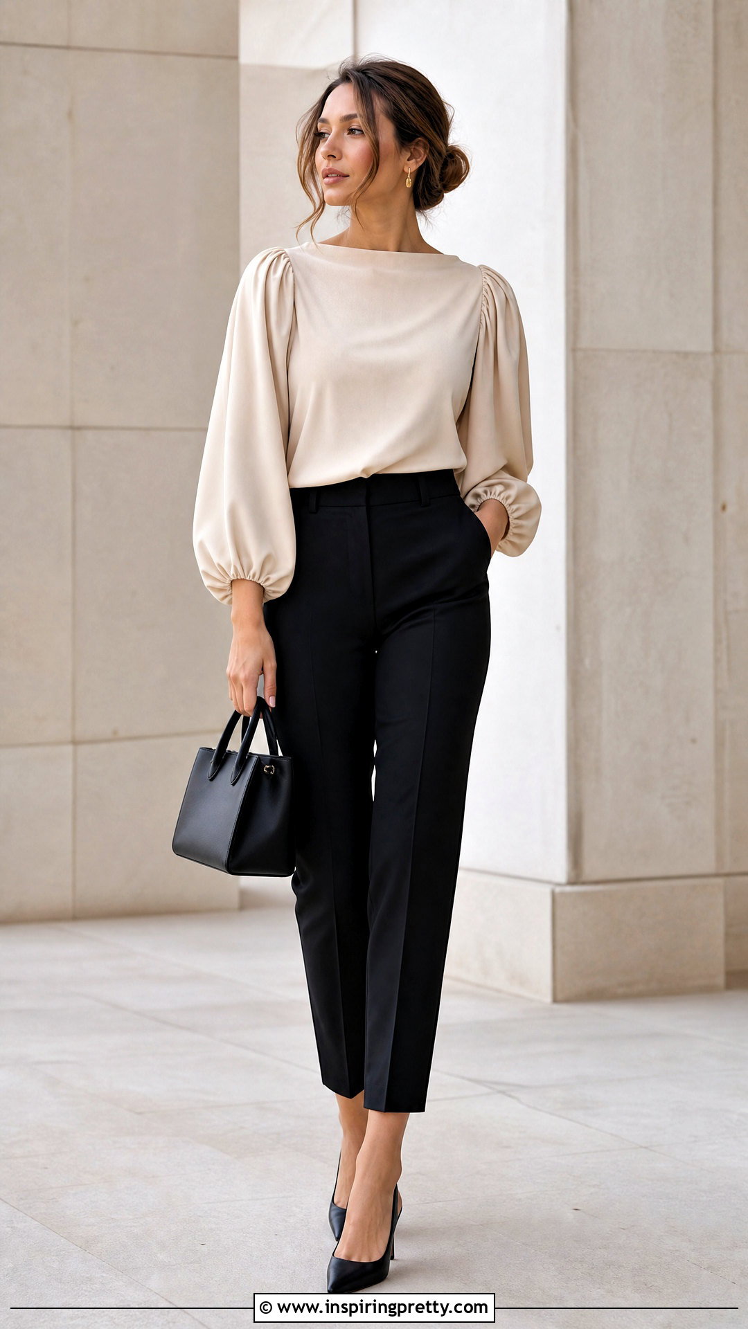 Lantern Sleeve Top Outfit - 50 top sleeves designs
