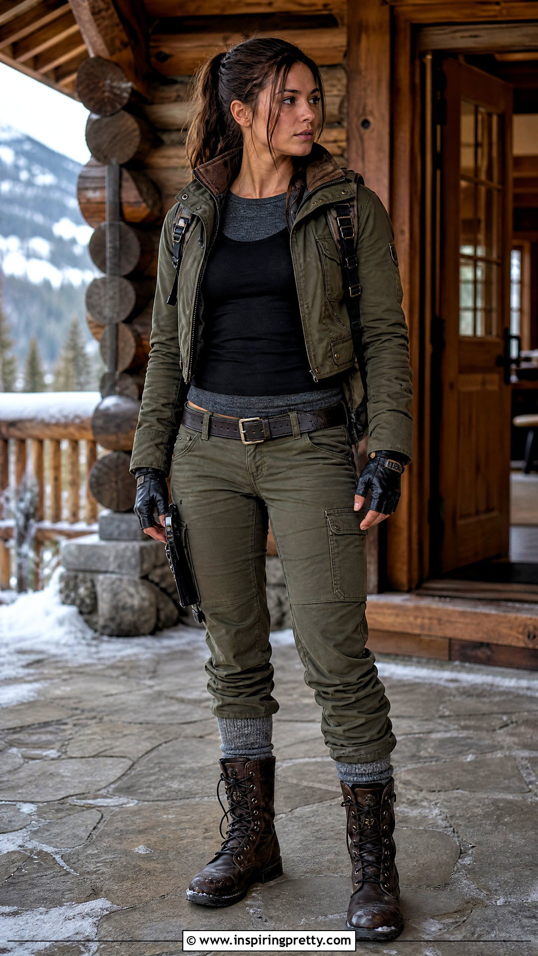 Lara Croft Black Tank Top With Thermal Layers - 25 Lara Croft Black Tank Top outfit ideas