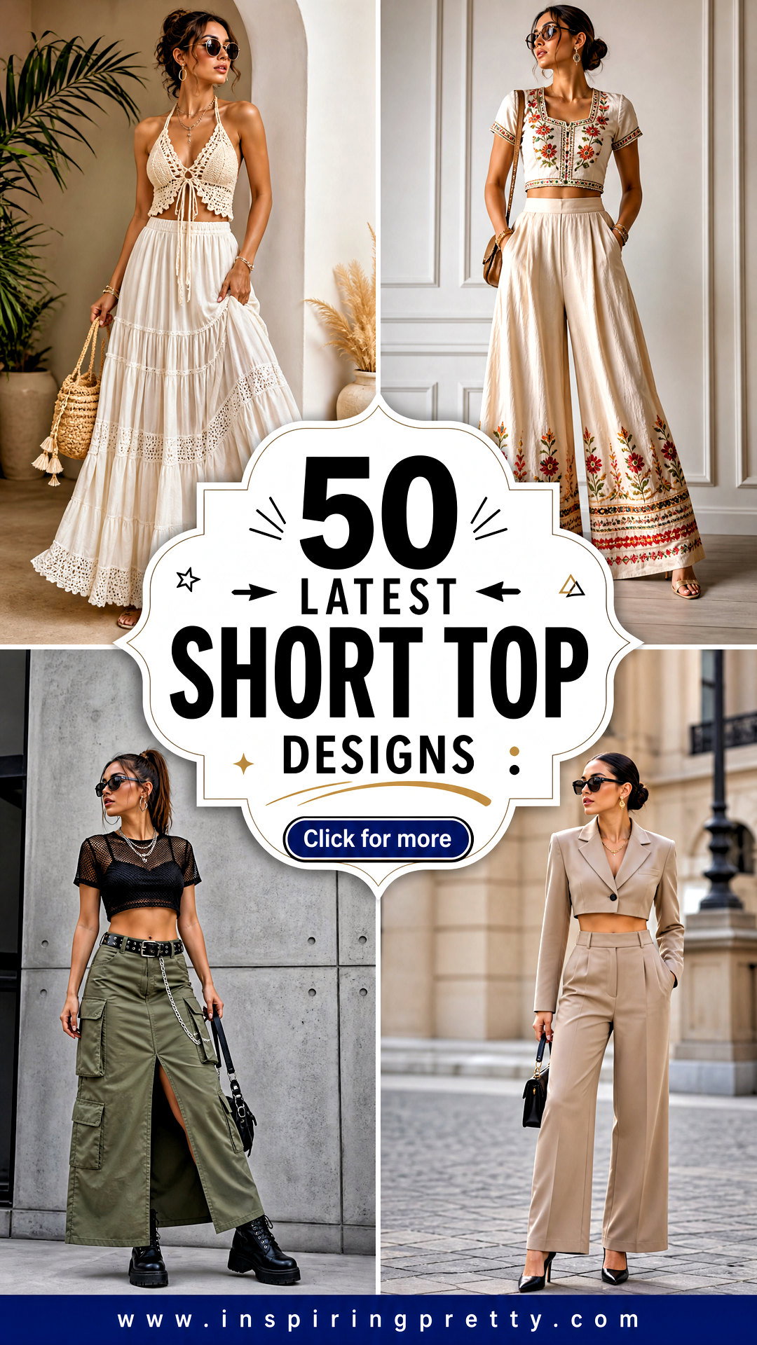 50 Latest Short Top Designs for Fresh Trend-Forward Outfits - 50 Latest Short Top Designs for Fresh, Trend-Forward Outfits