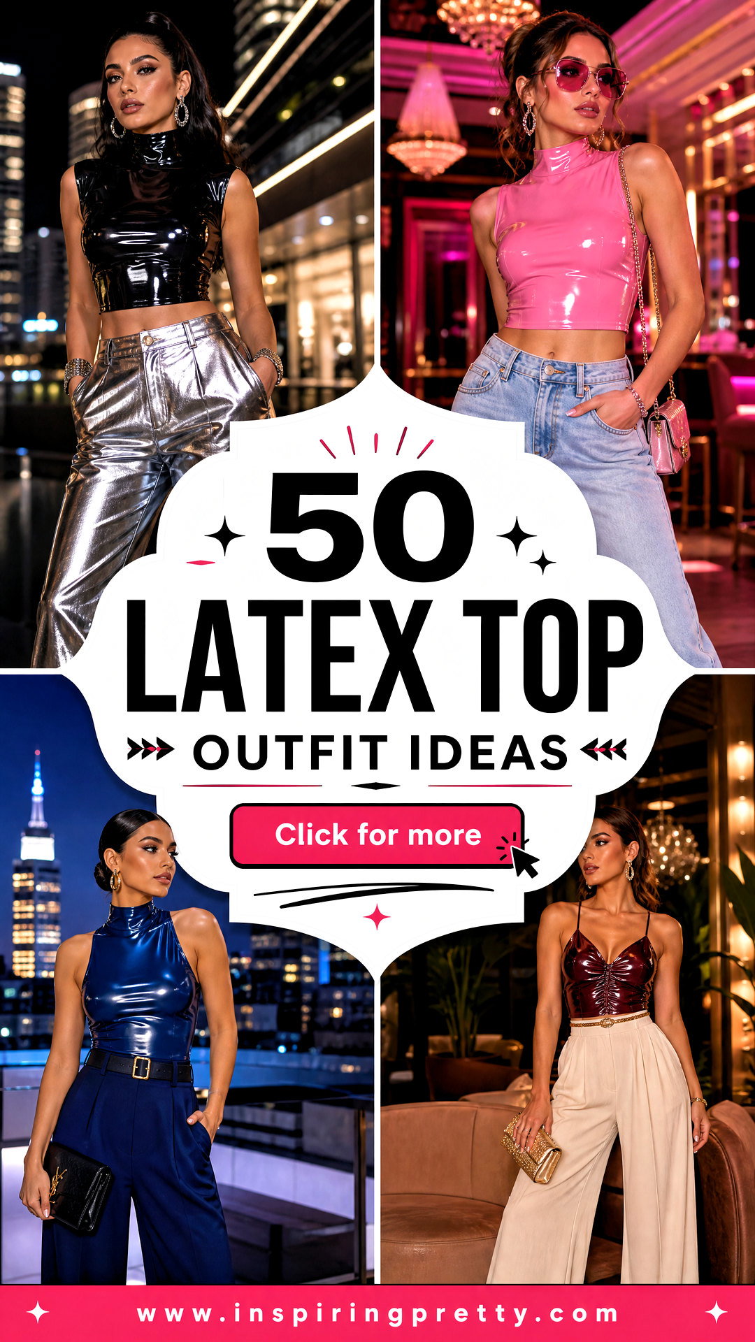 50 Latex Top Outfit Ideas for Bold Nights and Sleek Style - 50 Latex Top Outfit Ideas for Bold Nights and Sleek Style