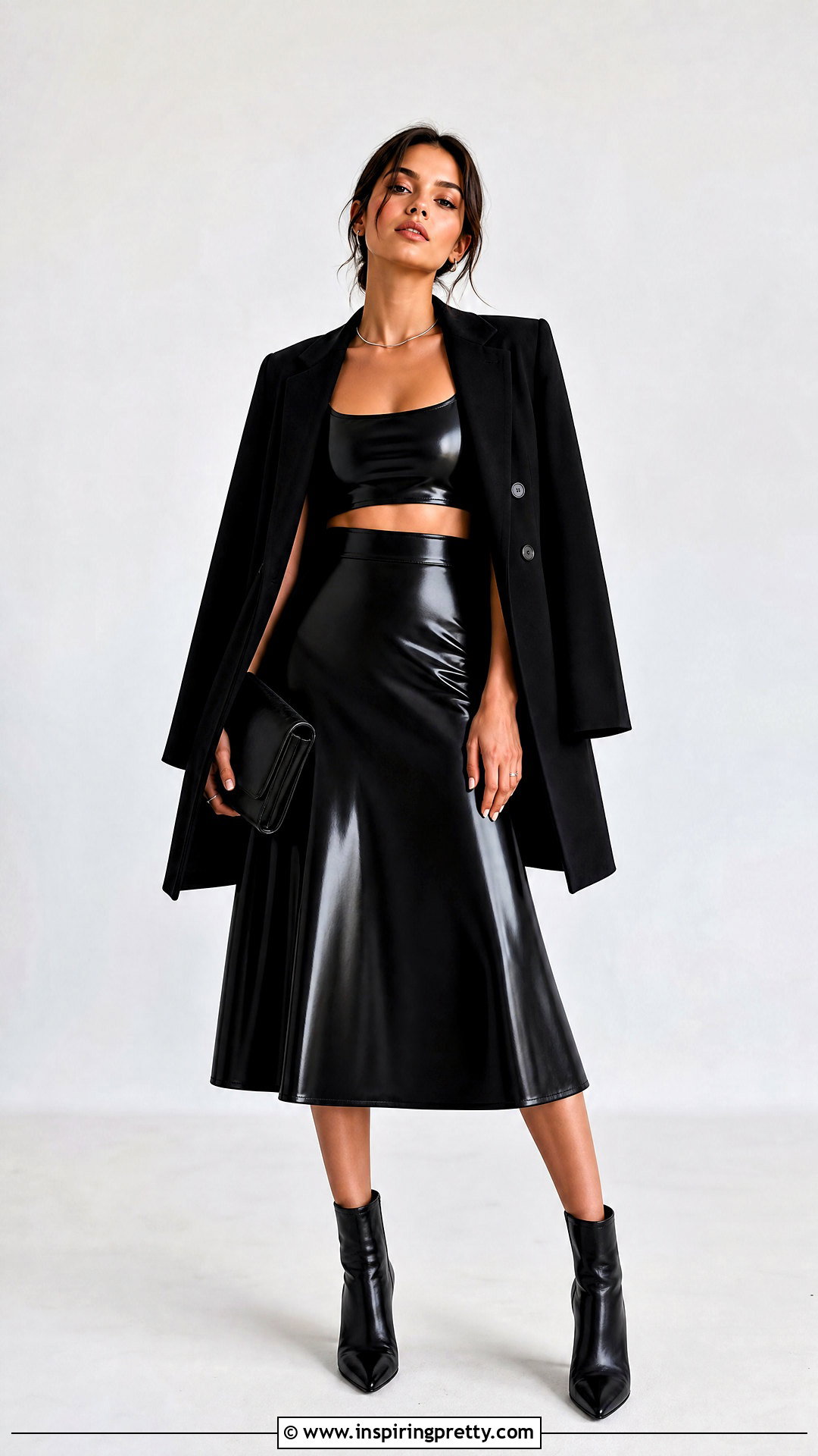 Latex Top With Matching Latex Skirt - 50 latex top outfit ideas