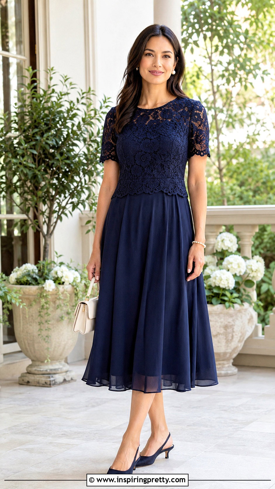 Laundry by Shelli Segal Lace Top With Midi Skirt - 20 laundry by shelli segal top outfit ideas