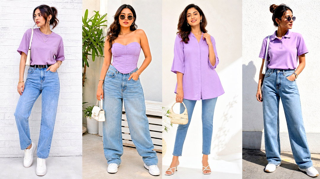 25 Lavender Top Outfit Jeans Ideas for Chic Everyday Style