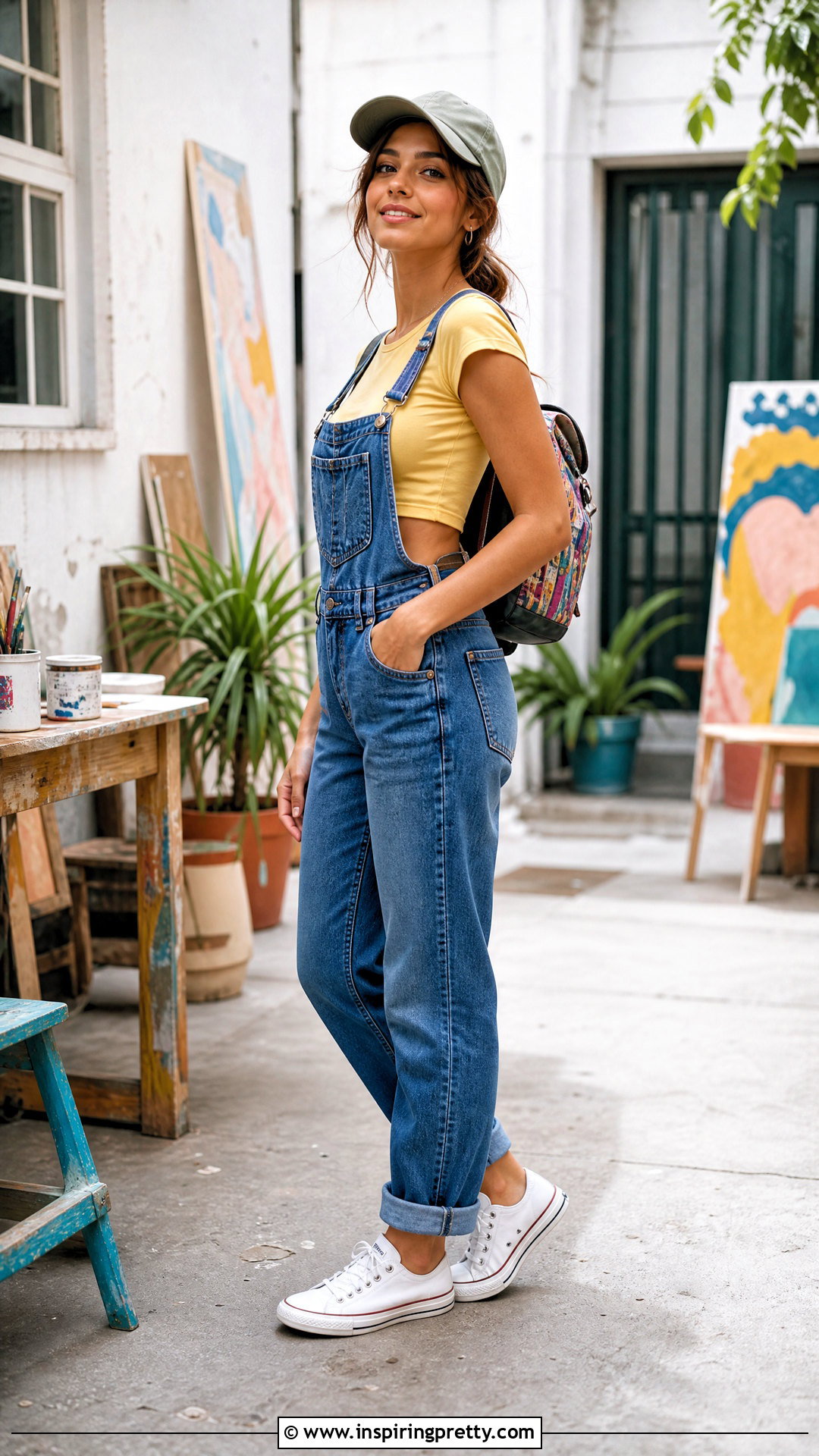 Layered Crop Top With Overalls - 20 crop top from t shirt diy outfit ideas