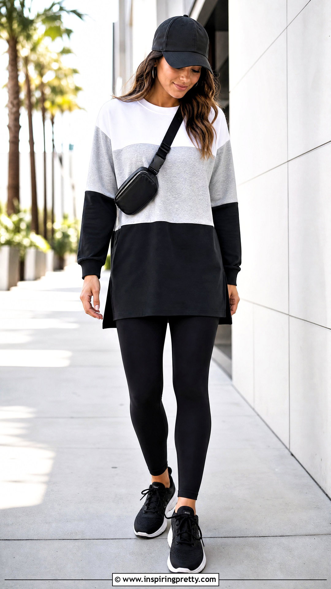 Layered Longline Top With Leggings - 50 girls top designs