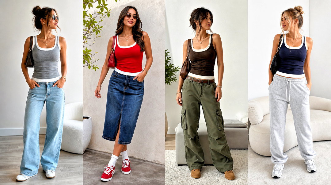 50 Layered Tank Top Outfit Ideas for Easy Transitional Style