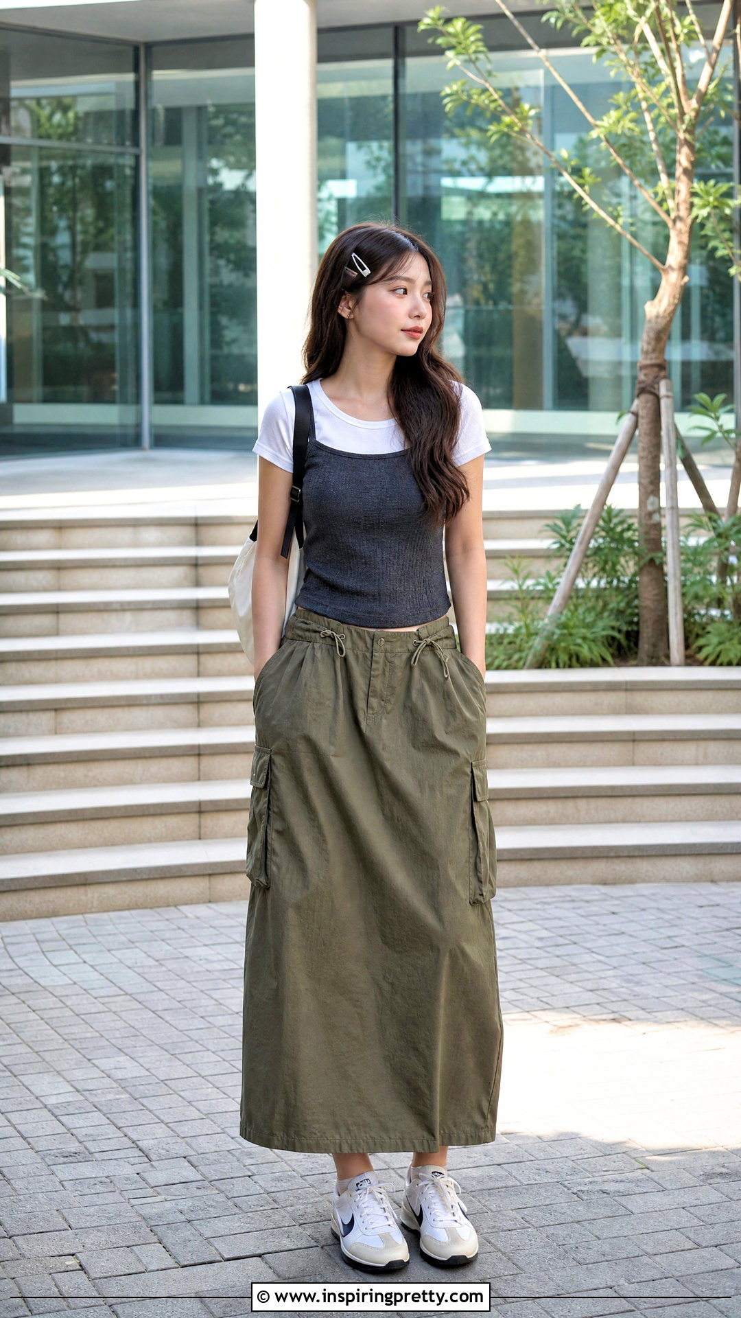 Layered Tank Top Outfit - 50 korean tops for women