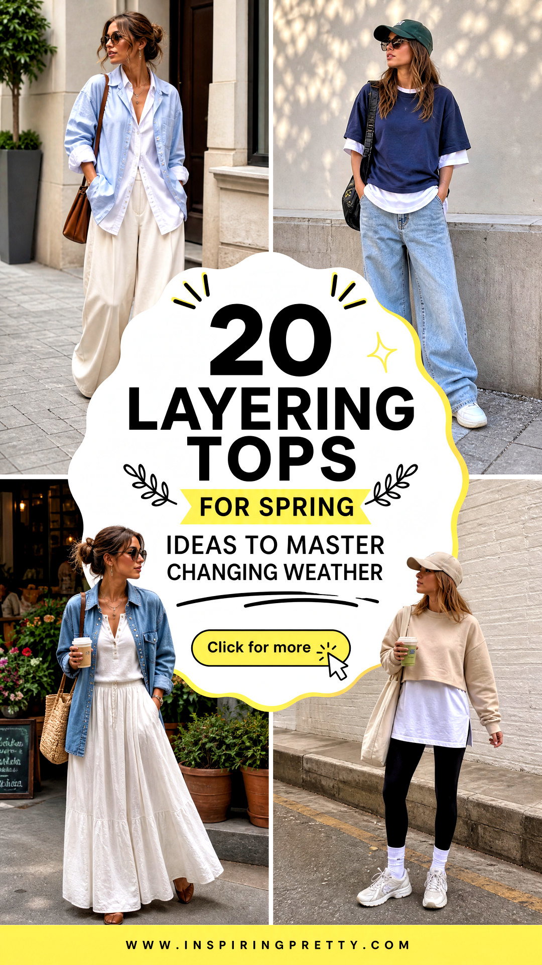 20 Layering Tops For Spring Ideas to Master Changing Weather - 20 Layering Tops For Spring Ideas to Master Changing Weather