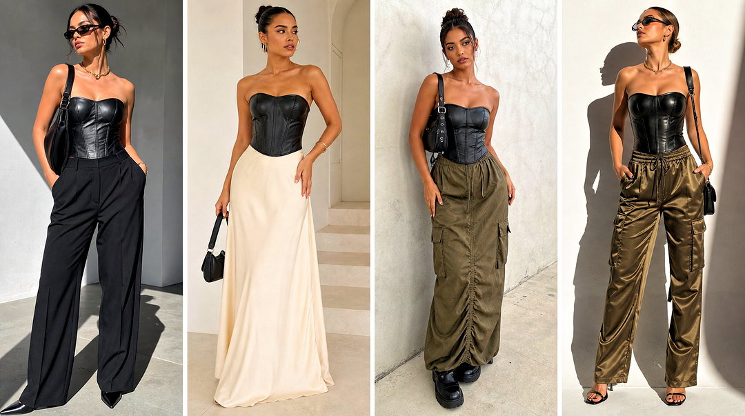 20 Leather Corset Top Zara Outfit Ideas for Sleek Styling