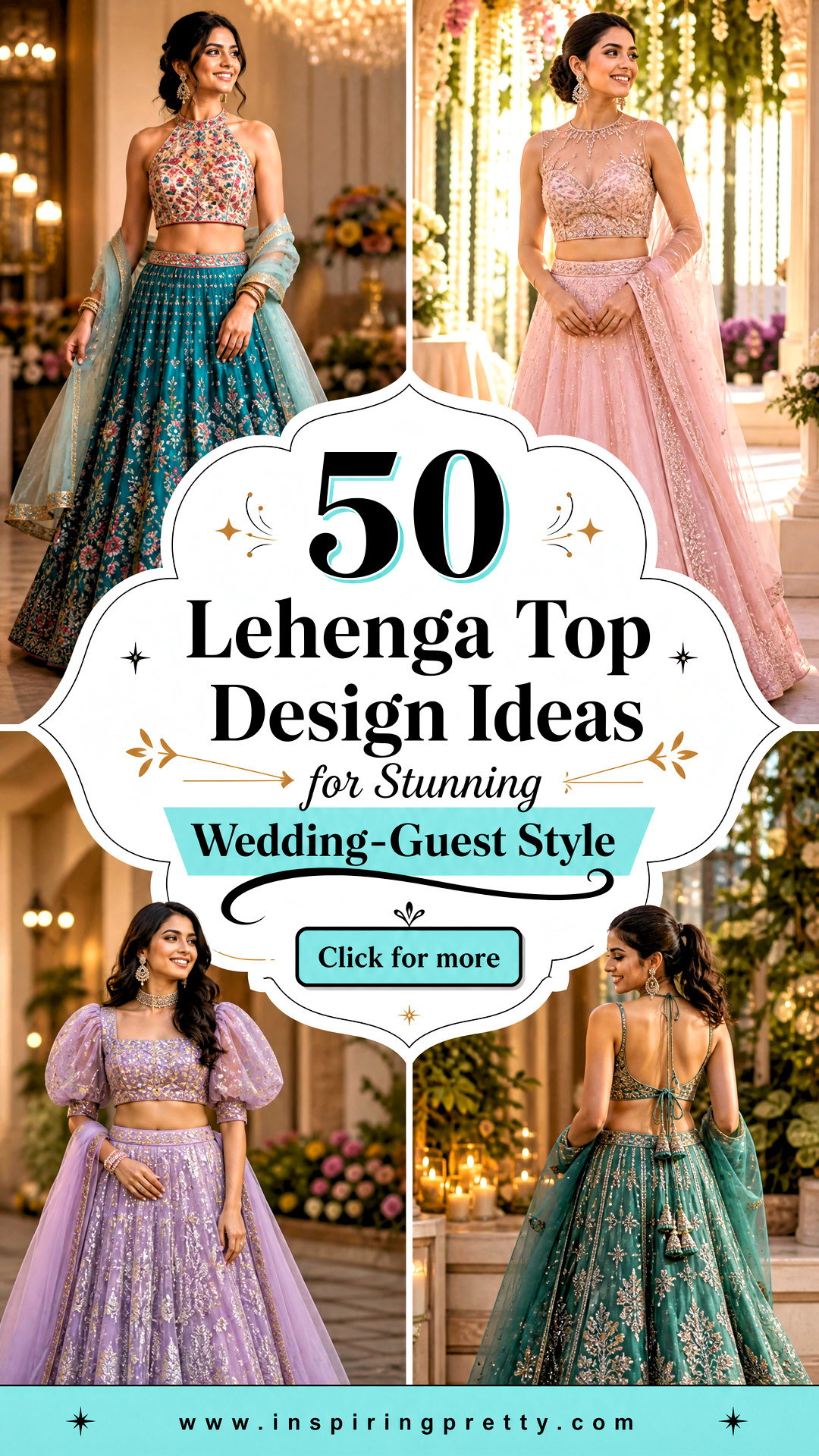 50 Lehenga Top Design Ideas for Stunning Wedding-Guest Style - 50 Lehenga Top Design Ideas for Stunning Wedding-Guest Style