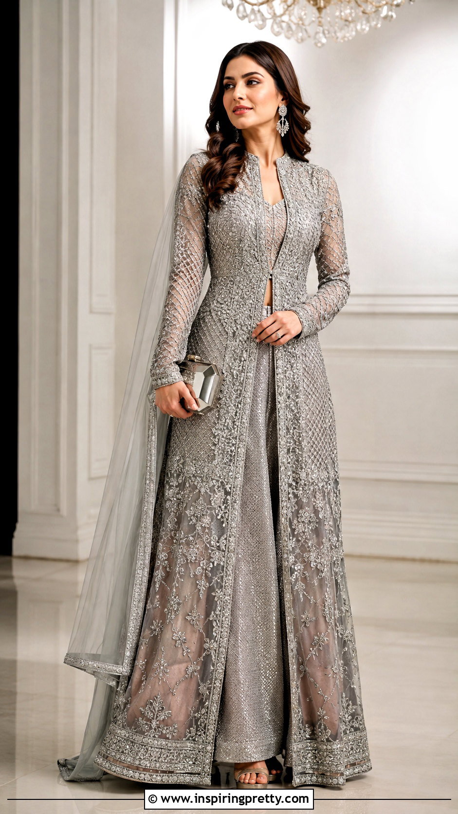 Lehenga With Floor Length Top - 50 Lehenga With Long Top outfit ideas