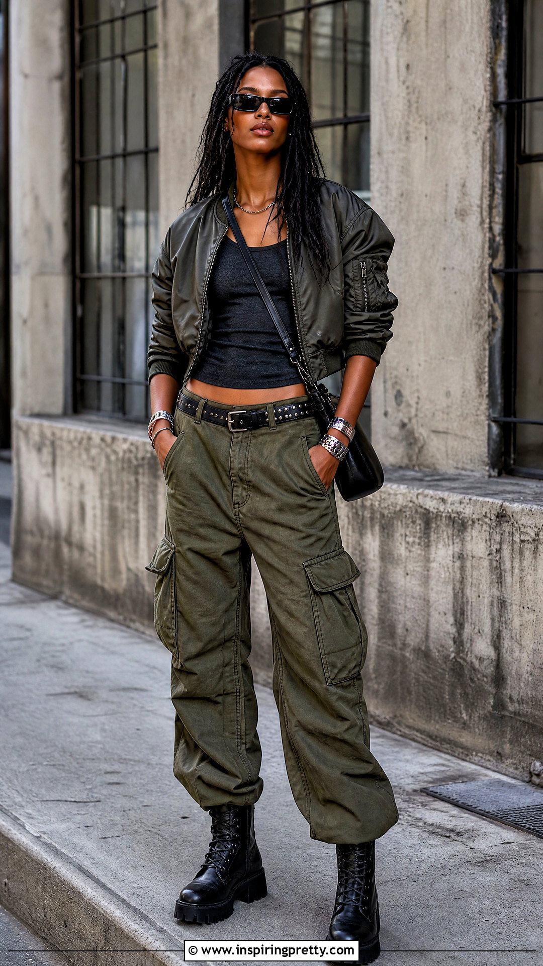 Lenny Kravitz Tank Top With Cargo Pants - 20 lenny kravitz tank top outfit ideas