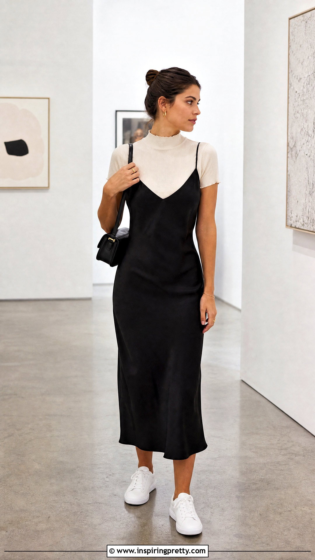 Lettuce Edge Crop Top With Slip Dress - 20 Lettuce Edge Crop Top outfit ideas