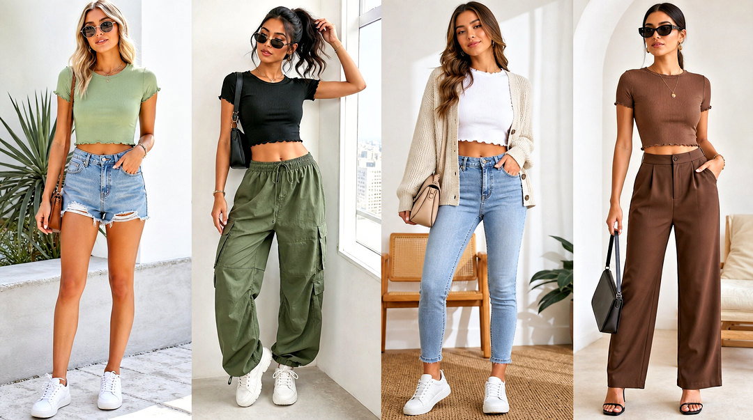 25 Lettuce Hem Crop Top Outfit Ideas for Fresh Y2K Looks