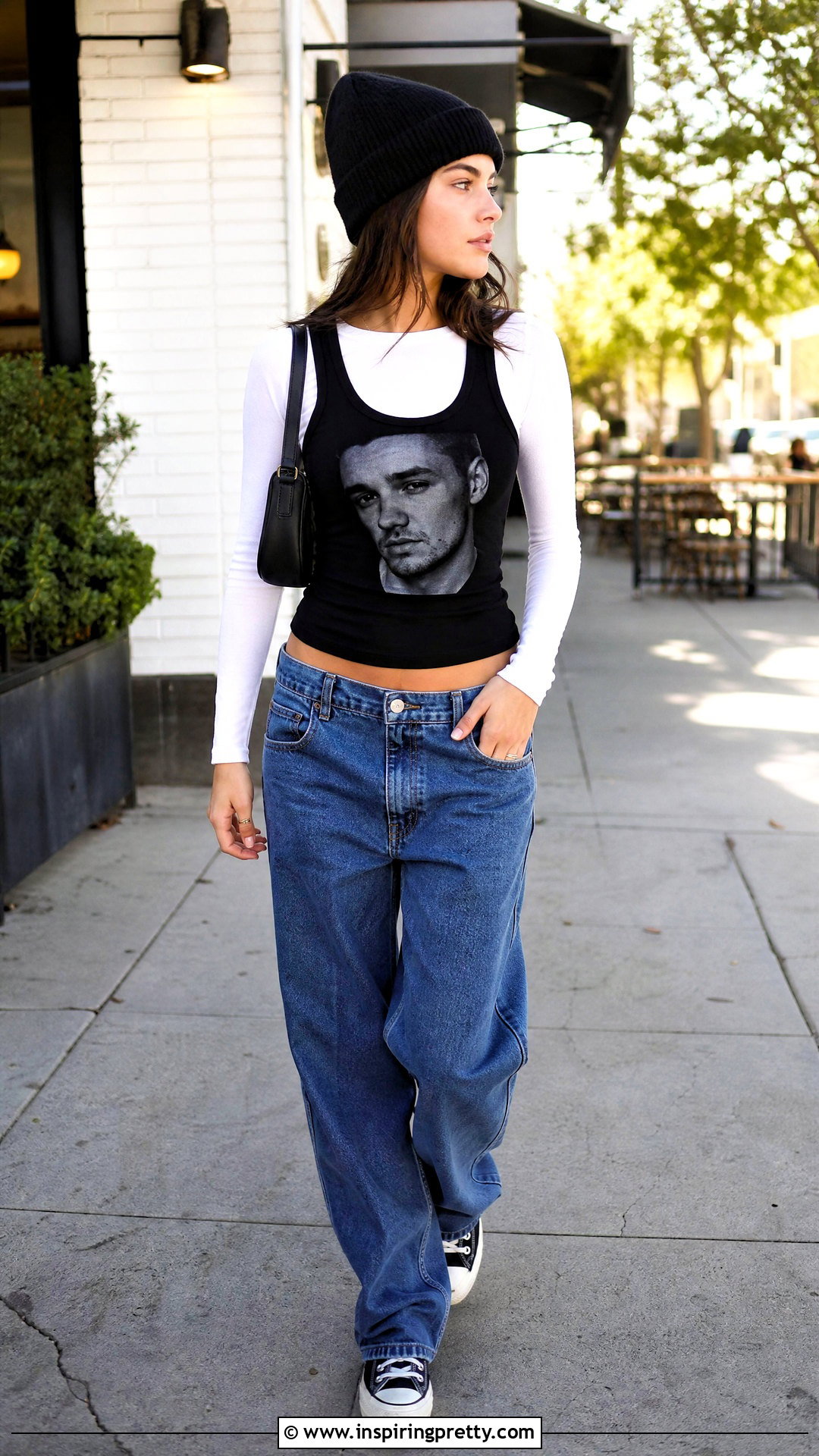 Liam Payne Tank Top Over A Long Sleeve Top - 25 Liam Payne Tank Top outfit ideas