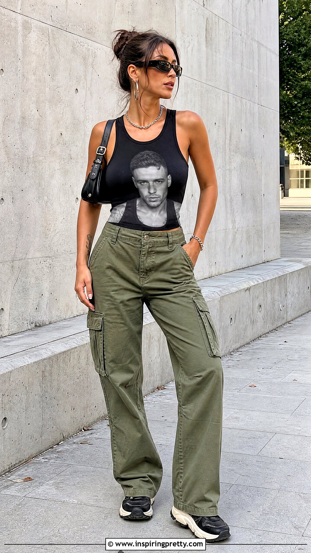 Liam Payne Tank Top With Cargo Pants - 25 Liam Payne Tank Top outfit ideas