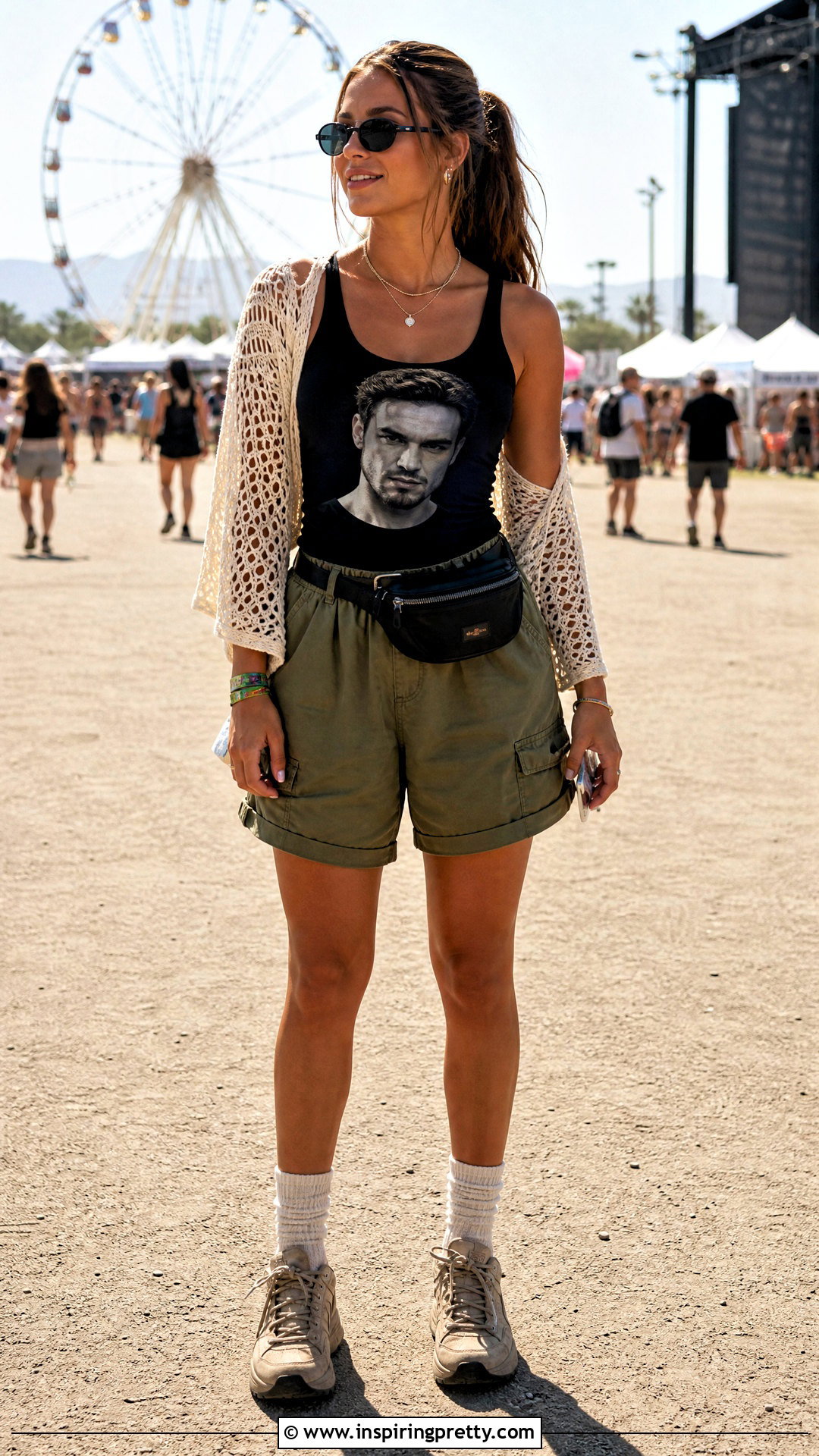 Liam Payne Tank Top With Cargo Shorts - 25 Liam Payne Tank Top outfit ideas