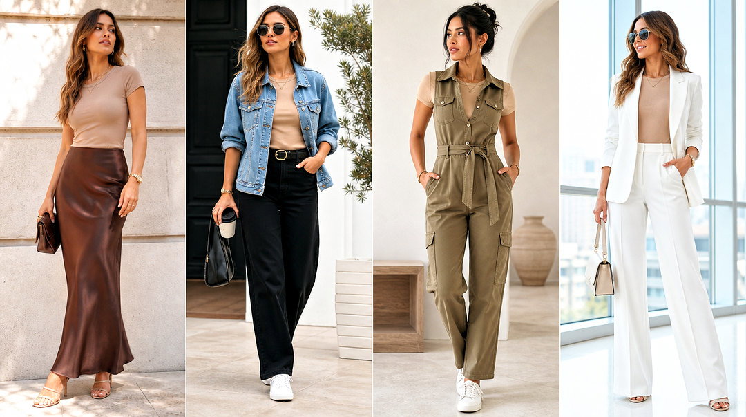 50 Light Brown Top Outfit Ideas for Warm Neutral Style