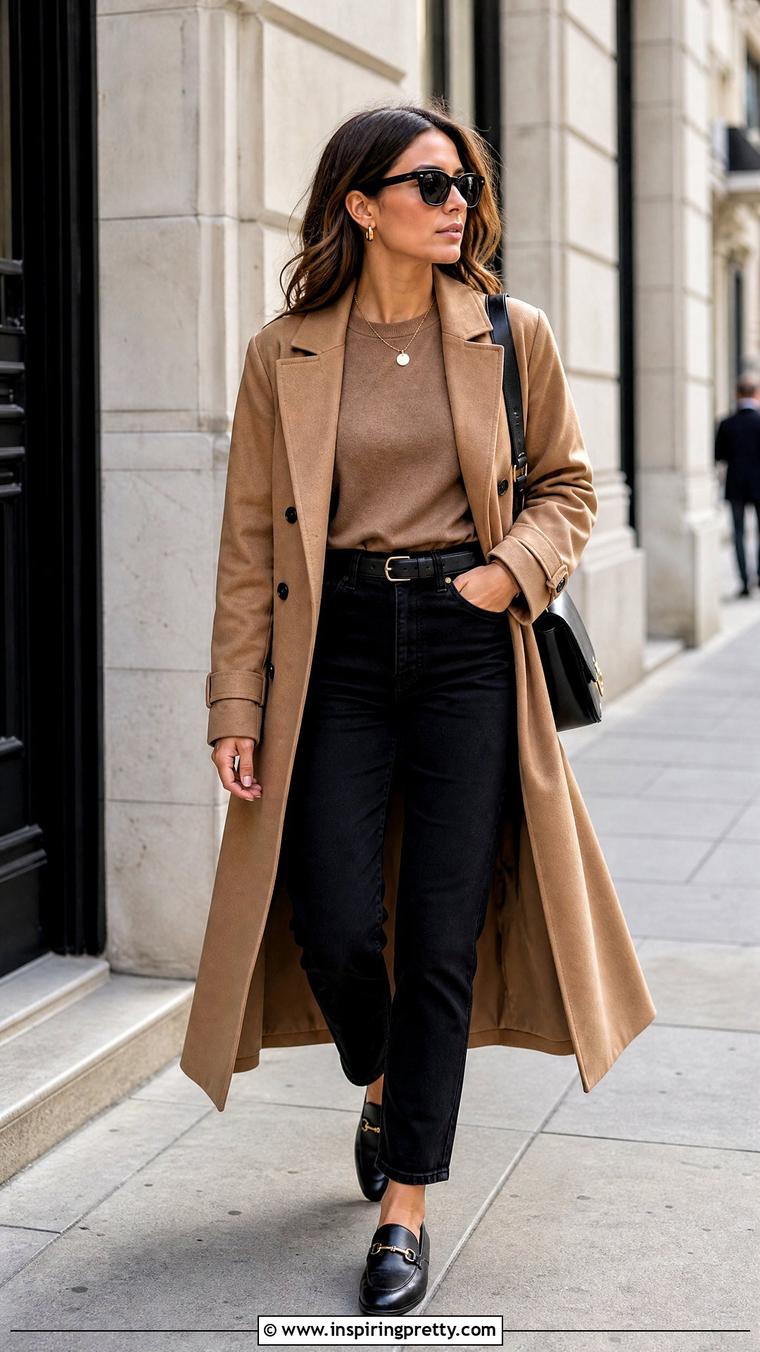 Light Brown Top With Black Jeans - 50 light brown top outfit ideas