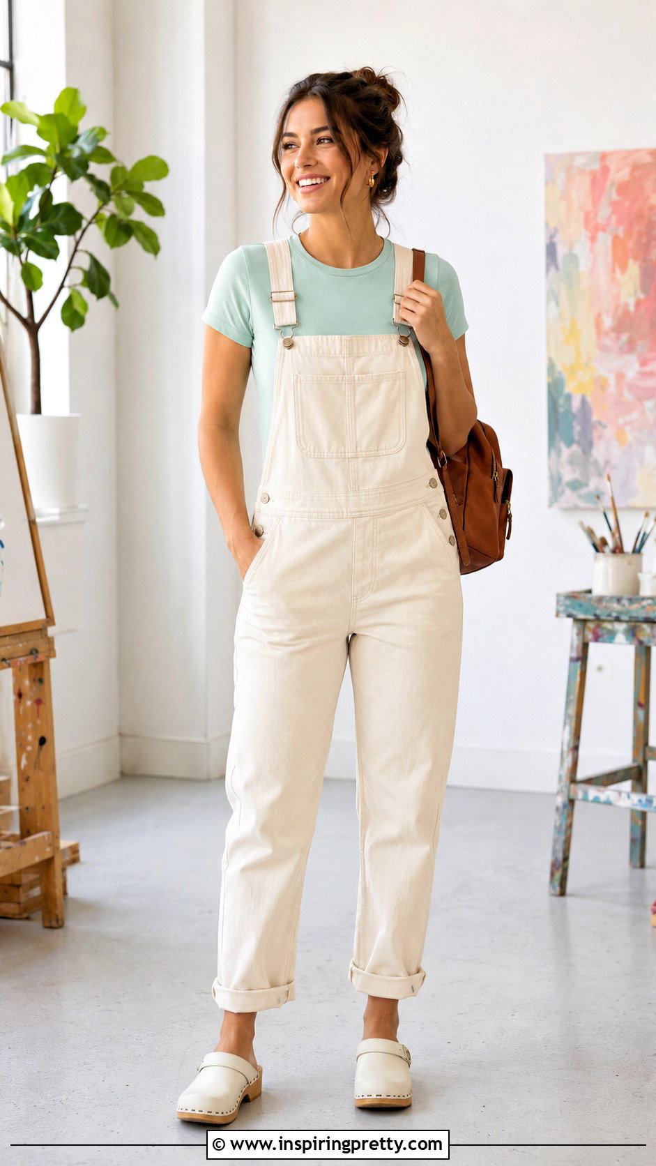 Light Green Top With Overalls - 50 light green top outfit ideas