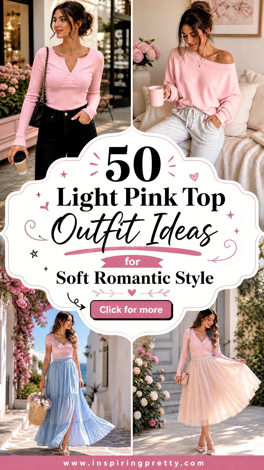 50 Light Pink Top Outfit Ideas for Soft Romantic Style - 50 Light Pink Top Outfit Ideas for Soft Romantic Style