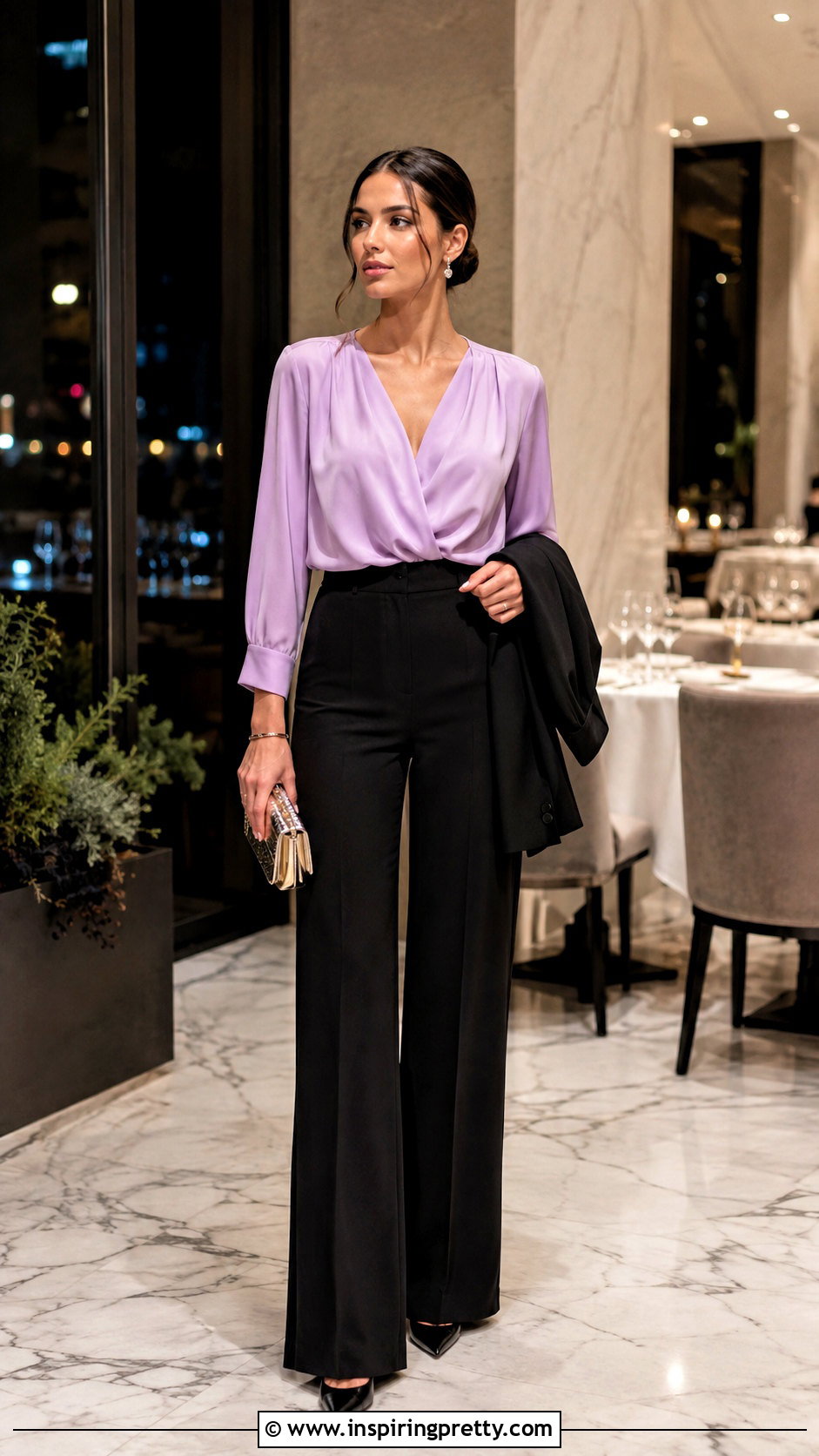 Lilac Top Dinner Outfit - 50 lilac top outfit ideas