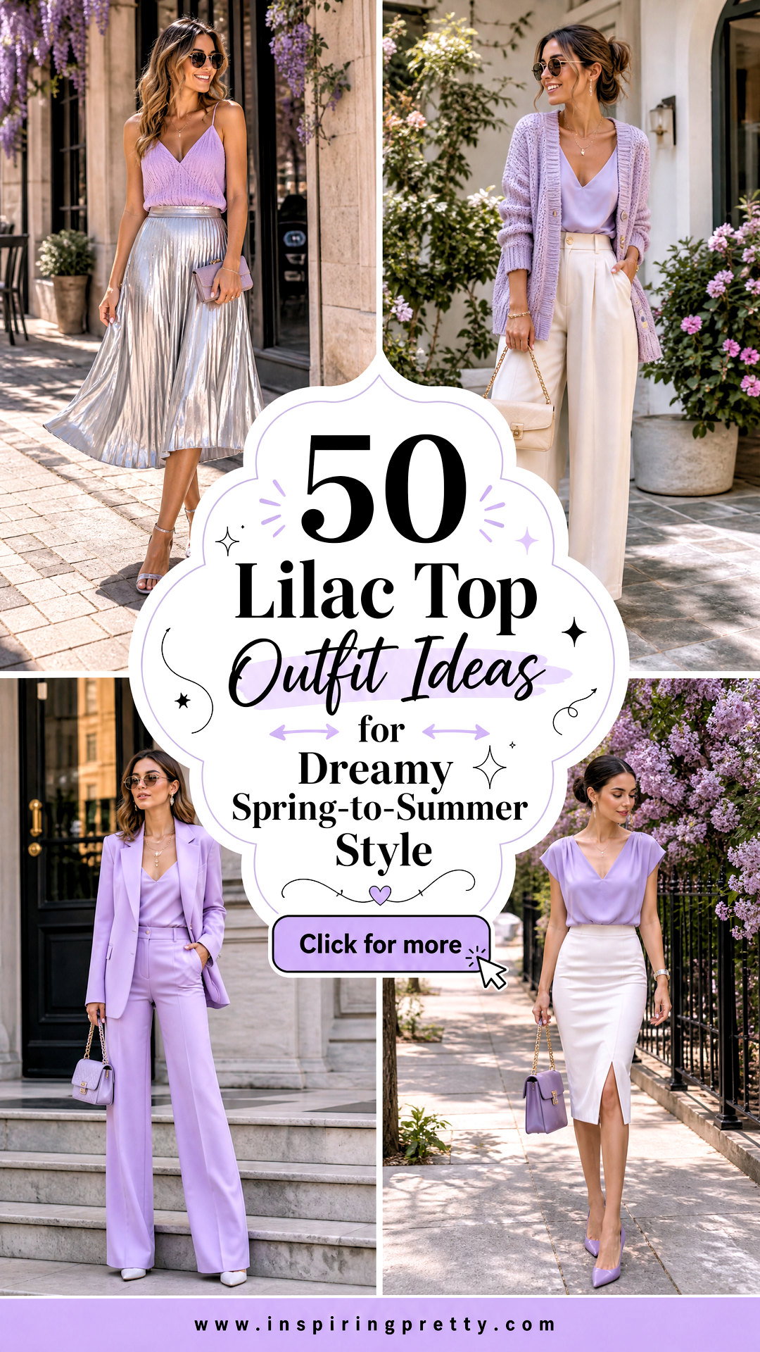 50 Lilac Top Outfit Ideas for Dreamy Spring-to-Summer Style - 50 Lilac Top Outfit Ideas for Dreamy Spring-to-Summer Style