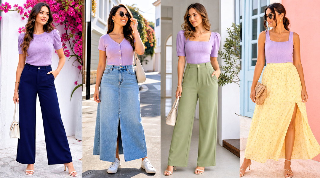 50 Lilac Tops Outfit Ideas for a Fresh Feminine Wardrobe