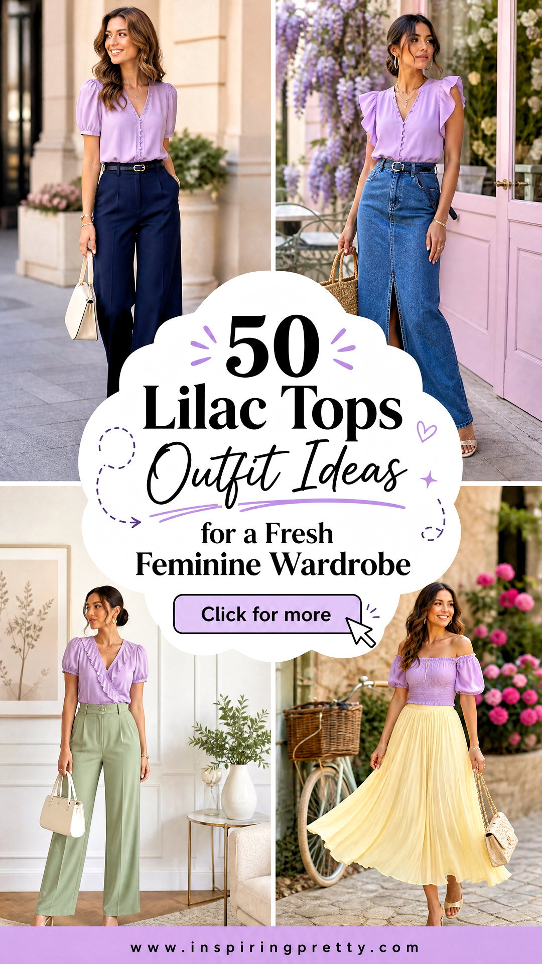 50 Lilac Tops Outfit Ideas for a Fresh Feminine Wardrobe - 50 Lilac Tops Outfit Ideas for a Fresh Feminine Wardrobe