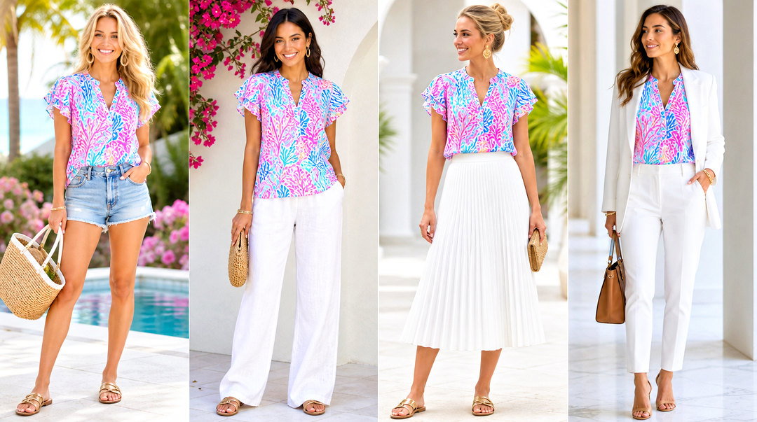 20 Lilly Pulitzer Elsa Top Outfit Ideas for Chic Getaways