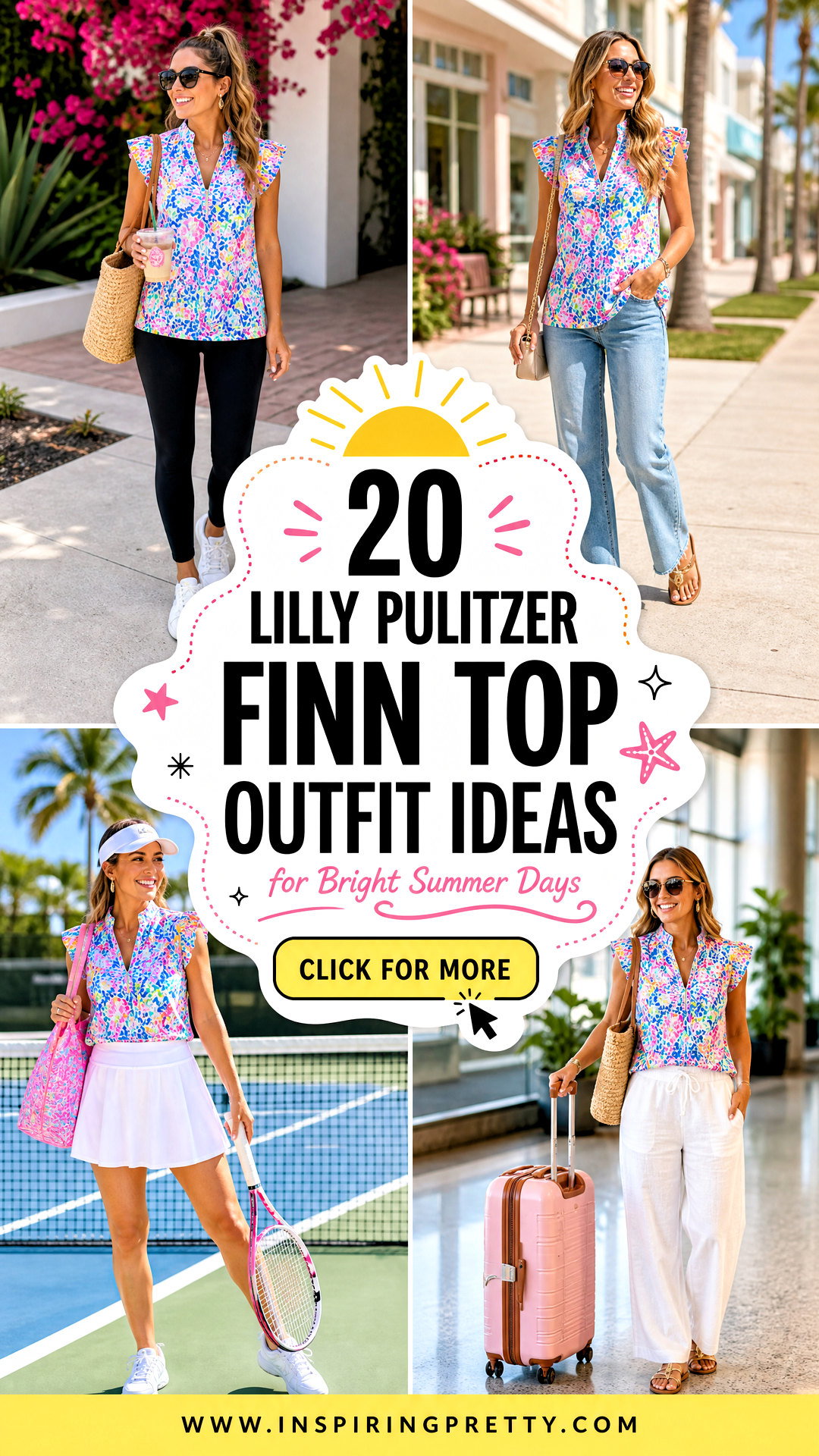 20 Lilly Pulitzer Finn Top Outfit Ideas for Bright Summer Days - 20 Lilly Pulitzer Finn Top Outfit Ideas for Bright Summer Days