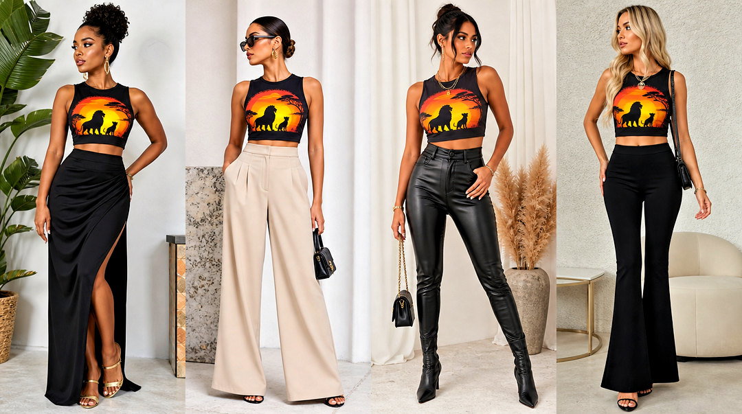 20 Lion King Crop Top Outfit Ideas for Playful Disney Style