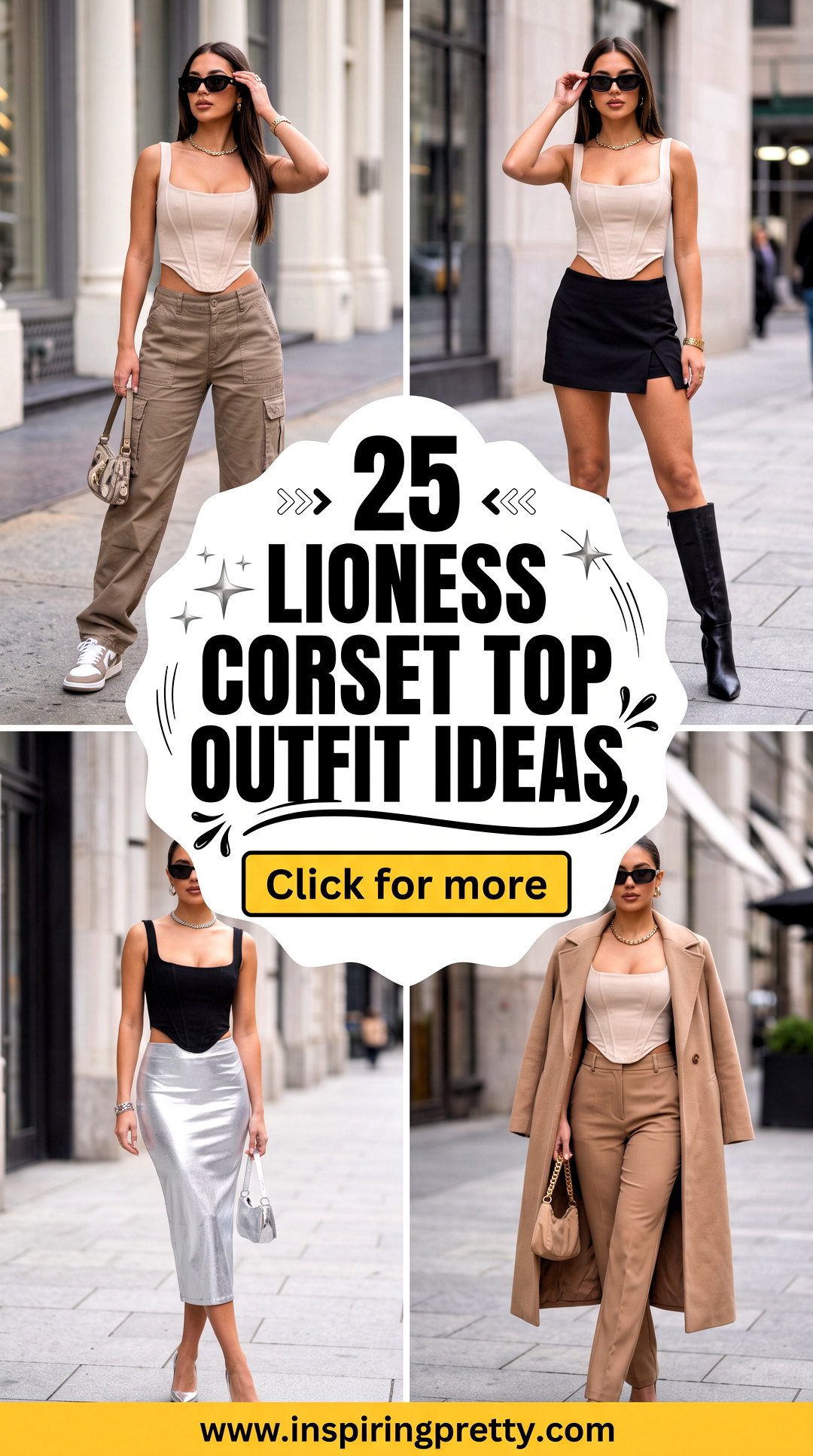 25 Lioness Corset Top Outfit Ideas for Elevated Night Style - 25 Lioness Corset Top Outfit Ideas for Elevated Night Style